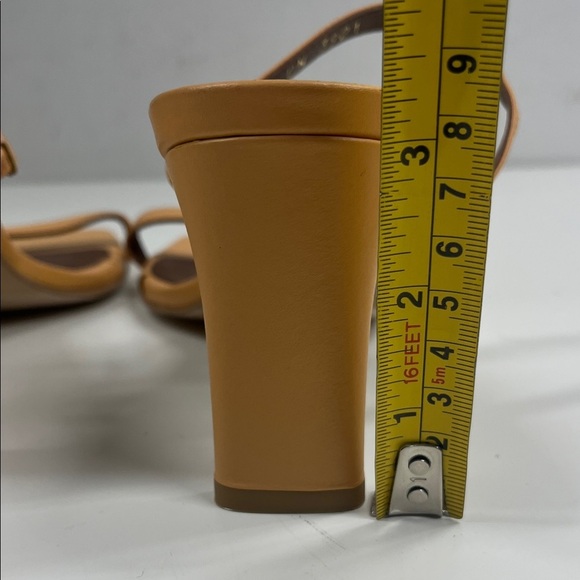 New Alohas Cannes Strappy Orange Heels Size 6.5 - Picture 8 of 9